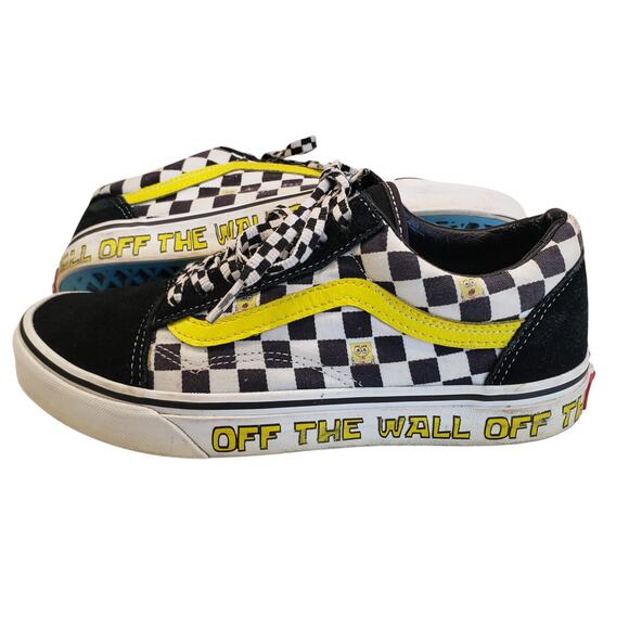 Vans SpongeBob SquarePants Old Skool Off The Wall Womens 7.5 Mens 6 - Picture 5 of 14